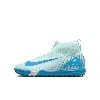 Nike Babies' Jr. Mercurial Superfly 10 Academy Little/big Kids' Tf High-top Soccer Shoes In Blue