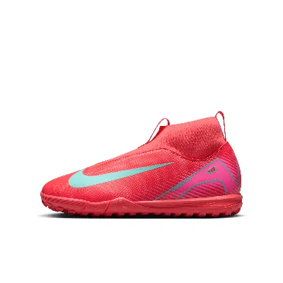NIKE JR. MERCURIAL SUPERFLY 10 ACADEMY LITTLE/BIG KIDS' TF HIGH-TOP SOCCER SHOES,1015651045