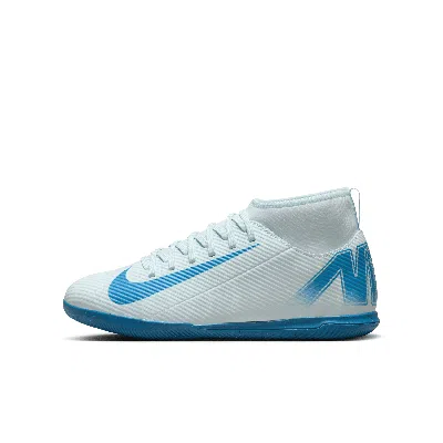 Nike Jr. Mercurial Superfly 10 Club Little/big Kids' Ic High-top Soccer Shoes In Blue