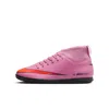 Nike Jr. Mercurial Superfly 10 Club Little/big Kids' Turf High-top Soccer Shoes In Pink