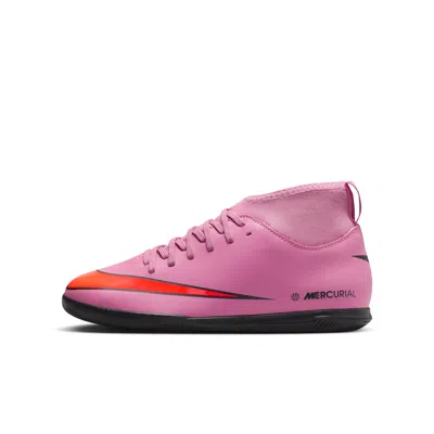 NIKE JR. MERCURIAL SUPERFLY 10 CLUB LITTLE/BIG KIDS' IC HIGH-TOP SOCCER SHOES,1015754071