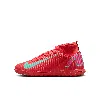 Nike Jr. Mercurial Superfly 10 Club Little/big Kids' Tf High-top Soccer Shoes In Red