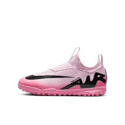 Nike Jr. Mercurial Vapor 15 Academy Little/big Kids' Turf Low-top Soccer Shoes In Pink