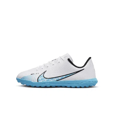 Nike Babies' Jr. Mercurial Vapor 15 Club Little/big Kids' Turf Soccer Shoes In White