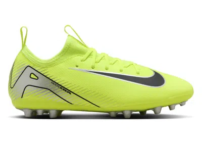 Pre-owned Nike Jr. Mercurial Vapor 16 Academy Ag Sneakers In Volt/black