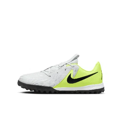 Nike Jr. Phantom Gx 2 Academy Little/big Kids' Tf Soccer Shoes In Grey
