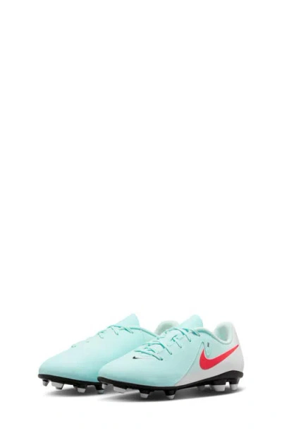 Nike Jr. Phantom Gx 2 Club Mg Low-top Soccer Cleat In Mint/off Noir/atomic Red