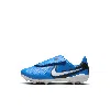 Nike Jr. Tiempo Legend 10 Club Little Kids' Multi-ground Low Top Soccer Cleats In Blue
