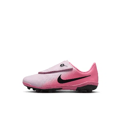 Nike Jr. Tiempo Legend 10 Club Little Kids' Multi-ground Low Top Soccer Cleats In Pink