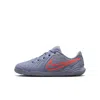 Nike Jr. Tiempo Legend 10 Club Little/big Kids' Indoor/court Low-top Soccer Shoes In Gray