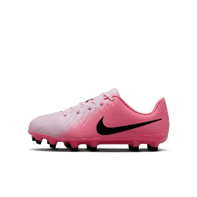 Nike Babies' Jr. Tiempo Legend 10 Club Little/big Kids' Mg Low-top Soccer Cleats In Pink
