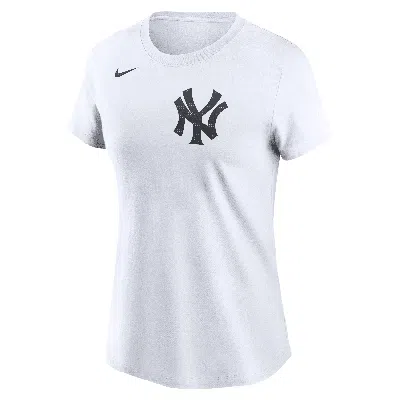 Nike Juan Soto New York Yankees Fuse  Women's Mlb T-shirt In White