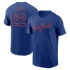Nike Men's Juan Soto Royal New York Mets Fuse Name Number T-shirt In Blue