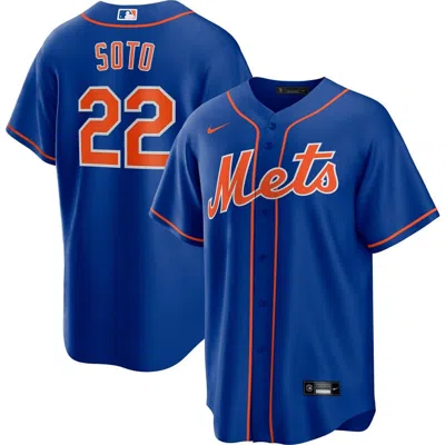 Nike Juan Soto Royal New York Mets Replica Player Jersey
