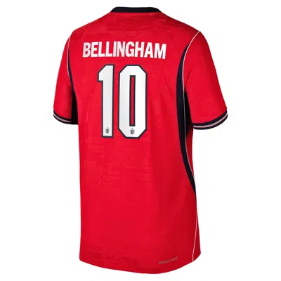 Nike Jude Bellingham England National Team 2026 Match Away Big Kids'  Dri-fit Adv Soccer Jersey In Red