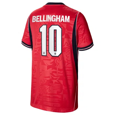 Nike Jude Bellingham England National Team 2026 Stadium Away Big Kids'  Dri-fit Soccer Jersey In Red
