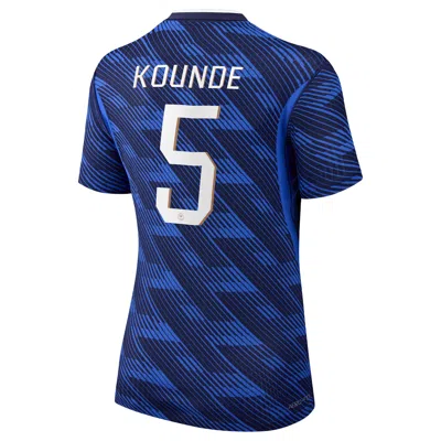 Nike Jules Koundã© France National Team 2026 Match Home  Women's Dri-fit Adv Soccer Jersey In Blue
