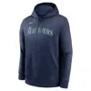 Nike Men's Ken Griffey Jr. Navy Seattle Mariners Player Name Number Club Pullover Hoodie In Blue