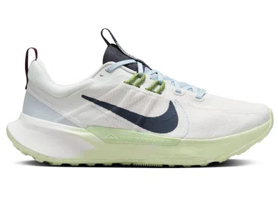 Pre-owned Nike Juniper Trail 2 Next Nature Thunder Blue (women's) Sneakers In Summit White/vapor Green/chlorophyll