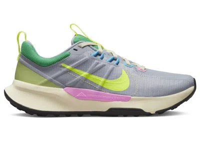 Pre-owned Nike Juniper Trail 2 Next Nature Volt (women's) Sneakers In Wolf Grey/team Gold/stadium Green
