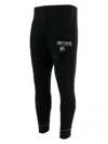 Nike Just Do It "black/white" Fleece Track Pants In Black
