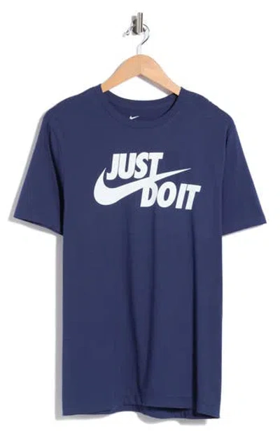 Nike Just Do It Graphic T-shirt In Blue