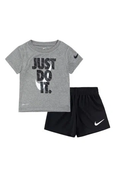 Nike Babies'  Just Do It Shirt & Shorts Set In Multi