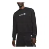 Nike Just Do It "black/white" Sweatshirt In Black