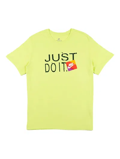 Nike Just Do It T-shirt In Yellow