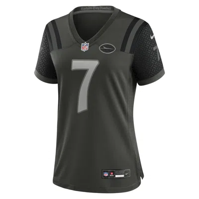 Nike Justin Fields New York Jets Rivalries Collection Womenâs  Women's Nfl Game Jersey In Green