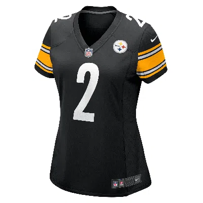 Nike Justin Fields Pittsburgh Steelers Womenâs  Women's Nfl Game Jersey In Black