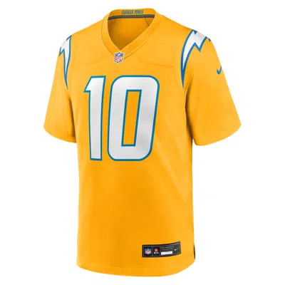 Nike Justin Herbert Los Angeles Chargers Big Kids'  Nfl Game Jersey In Yellow
