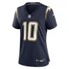 Nike Justin Herbert Los Angeles Chargers Womenâs  Women's Nfl Game Jersey In Blue