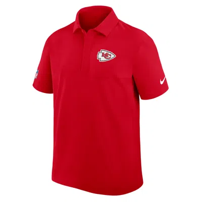 Nike Kansas City Chiefs City Pride Sideline  Men's Dri-fit Nfl Polo In Red