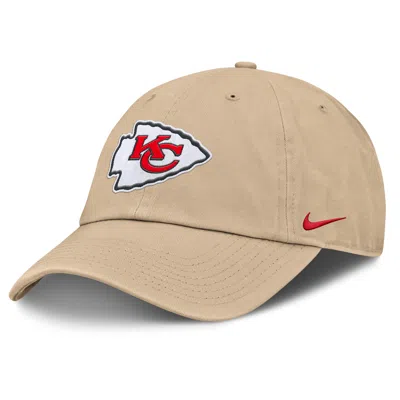 Nike Kansas City Chiefs Club  Men's Nfl Adjustable Hat In Brown