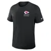 Nike New York Jets Crucial Catch  Men's Dri-fit Nfl T-shirt In Black