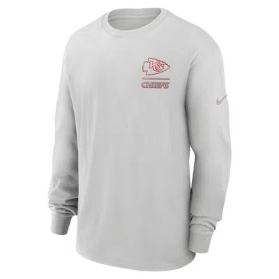 NIKE KANSAS CITY CHIEFS ESSENTIAL HEAVY MAX90  MEN'S NFL LONG-SLEEVE T-SHIRT,1015885295