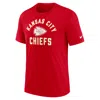 Nike Red Kansas City Chiefs Favorable Timeline Tri-blend T-shirt In Red