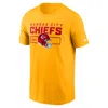 Nike Gold Kansas City Chiefs Primetime Helmet Essential T-shirt In Multi