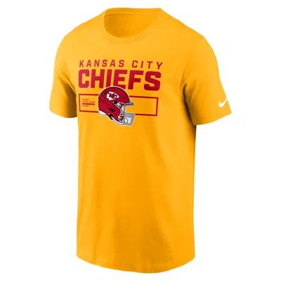 NIKE KANSAS CITY CHIEFS HELMET ESSENTIAL  MEN'S NFL T-SHIRT,1015884860