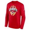 Nike Kansas City Chiefs Legend Icon  Men's Dri-fit Nfl Long-sleeve T-shirt In Red