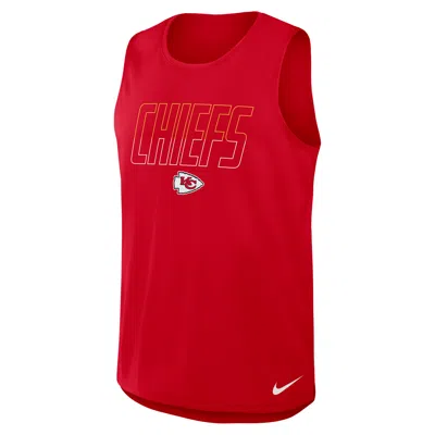 Nike Kansas City Chiefs  Men's Dri-fit Nfl Tank Top In Red
