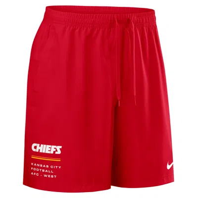 Nike Kansas City Chiefs  Men's Nfl Woven Shorts In Red
