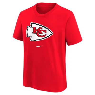 Nike Kansas City Chiefs Primary Logo Legend Big Kidsâ  Dri-fit Nfl T-shirt In Red