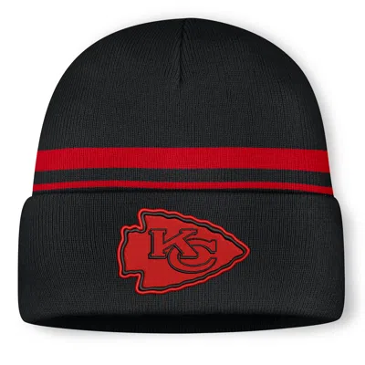 Nike Kansas City Chiefs Primetime Utility  Men's Nfl Cuffed Beanie In Black