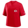 Nike Kansas City Chiefs Rewind Pocket Boxy  Women's Nfl T-shirt In Red