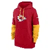 Nike Kansas City Chiefs Sideline Essential  Women's Nfl Pullover Hoodie In Red