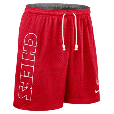 Nike Kansas City Chiefs Sideline Reversible Menâs  Men's Dri-fit Nfl Shorts In Red