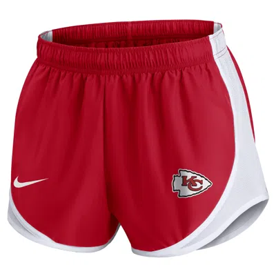 Nike Kansas City Chiefs Tempo  Women's Dri-fit Nfl Shorts In Red