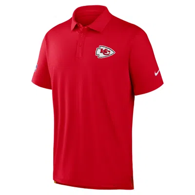 Nike Kansas City Chiefs Tour  Men's Dri-fit Nfl Polo In Red